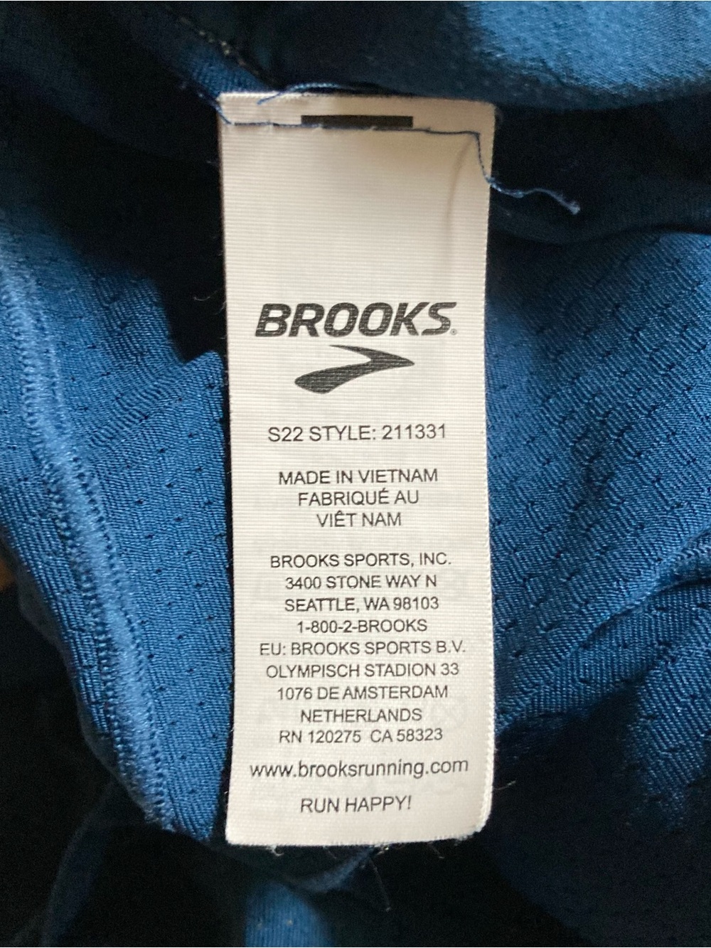 Brooks Sherpa Running Shorts Men’s Large 5” Blue Gym Athletic Lined Pockets Yoga - Picture 7 of 10